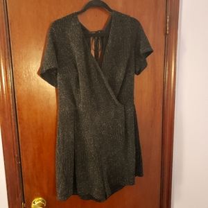 Charlotte Russe Glitter Romper